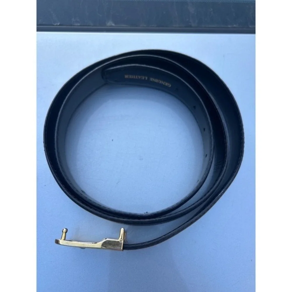 Vintage Lion Head V style Logo Clamp Buckle‎ belt Fits 1